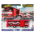 Hot Wheels Team Transport ‘73 Plymouth Duster with Second Story Lorry