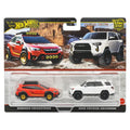 Hot Wheels Two Pack Subaru Crosstrek with 2018 Toyota 4Runner