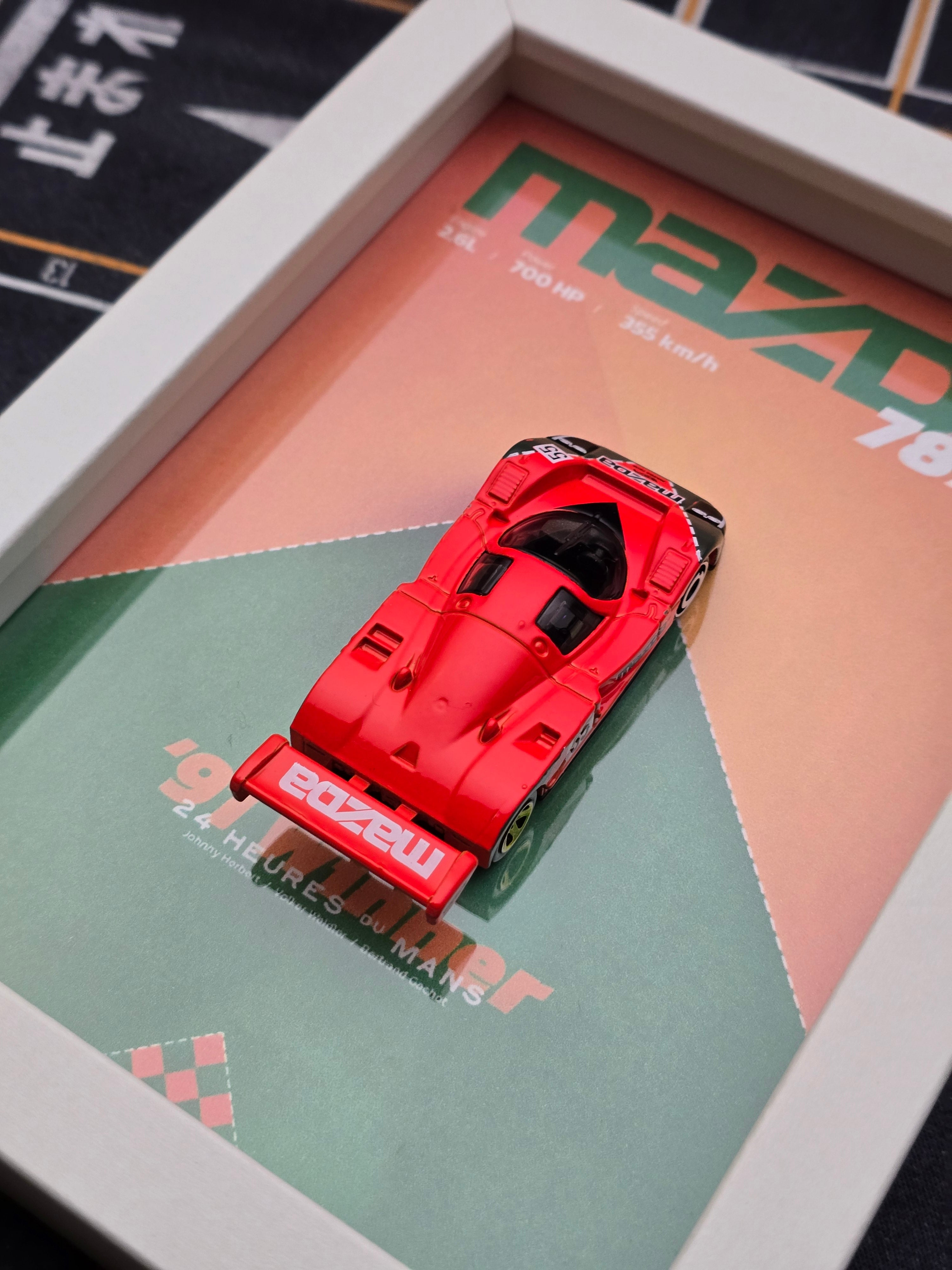 Mazda 787B Framed Display